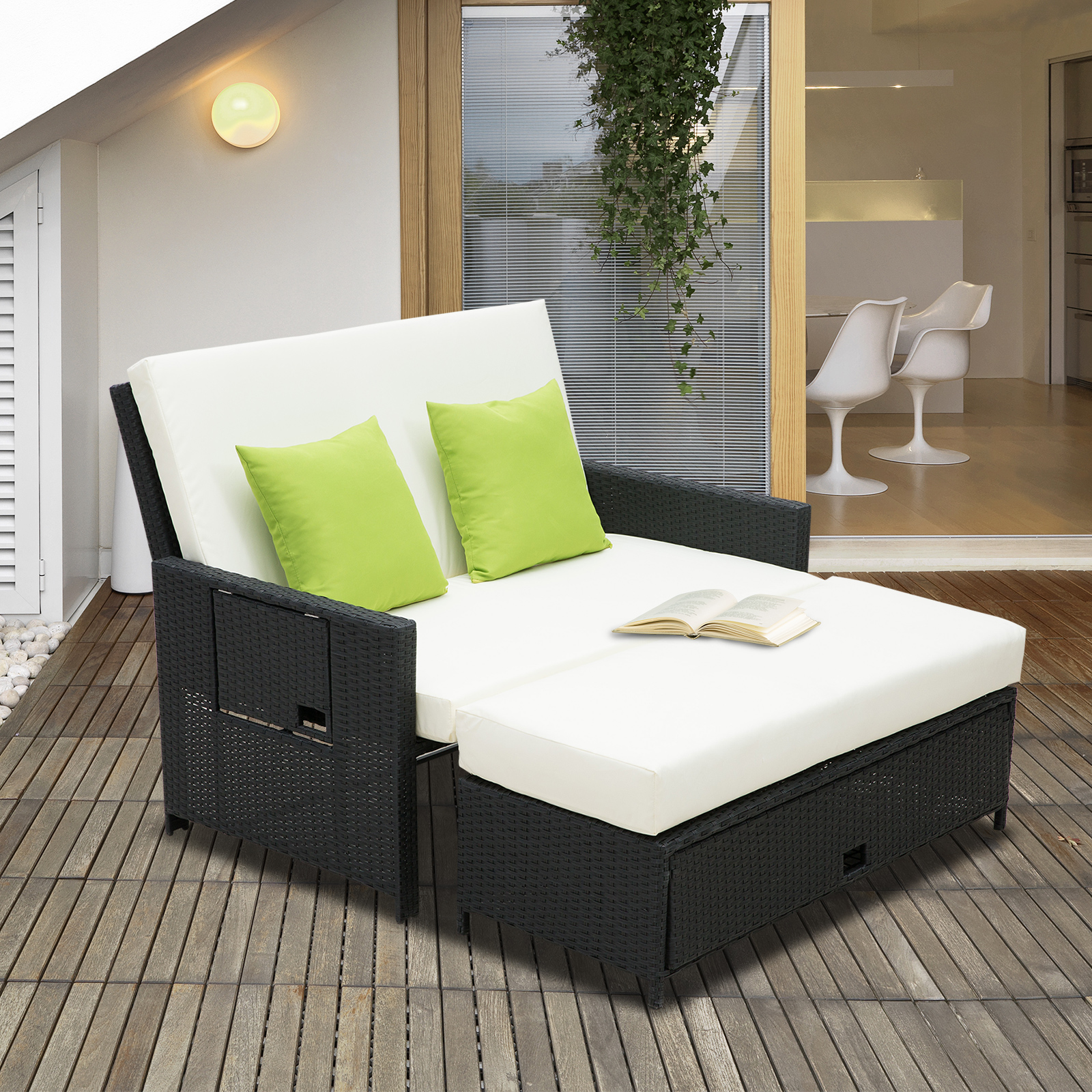 outsunny 2 seater daybed